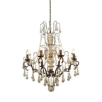 Bessie Chandelier Φ 28.3″ x H 33.3″ / Dia 72cm x H 84.5cm / Old white Chandelier