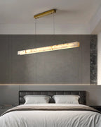 Linear Alabaster Chandelier Chandelier