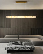Linear Alabaster Chandelier Chandelier