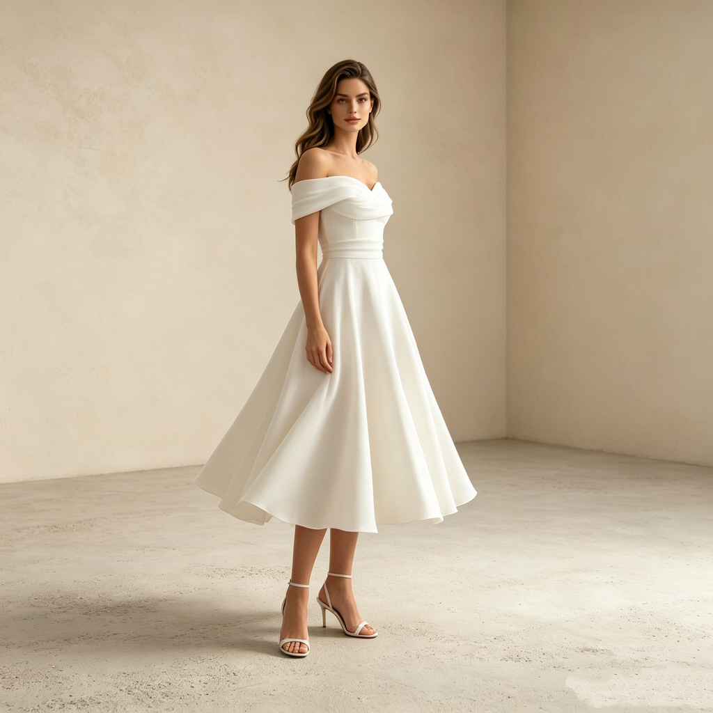 Elegantes One-Shoulder Abendkleid Altrosa – Schickes Falten-Festkleid mit Tüll