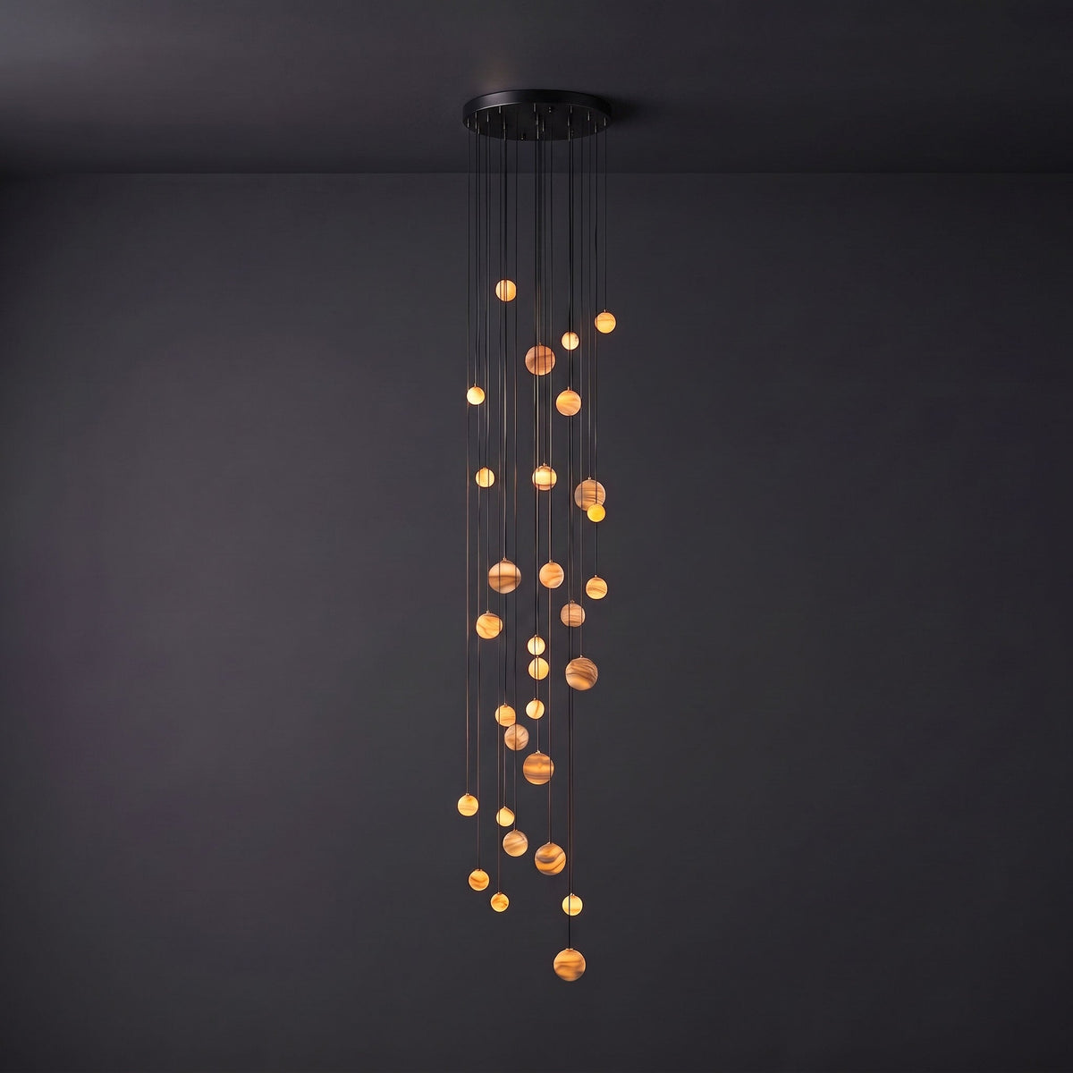 Sultana Alabaster Cluster Chandelier