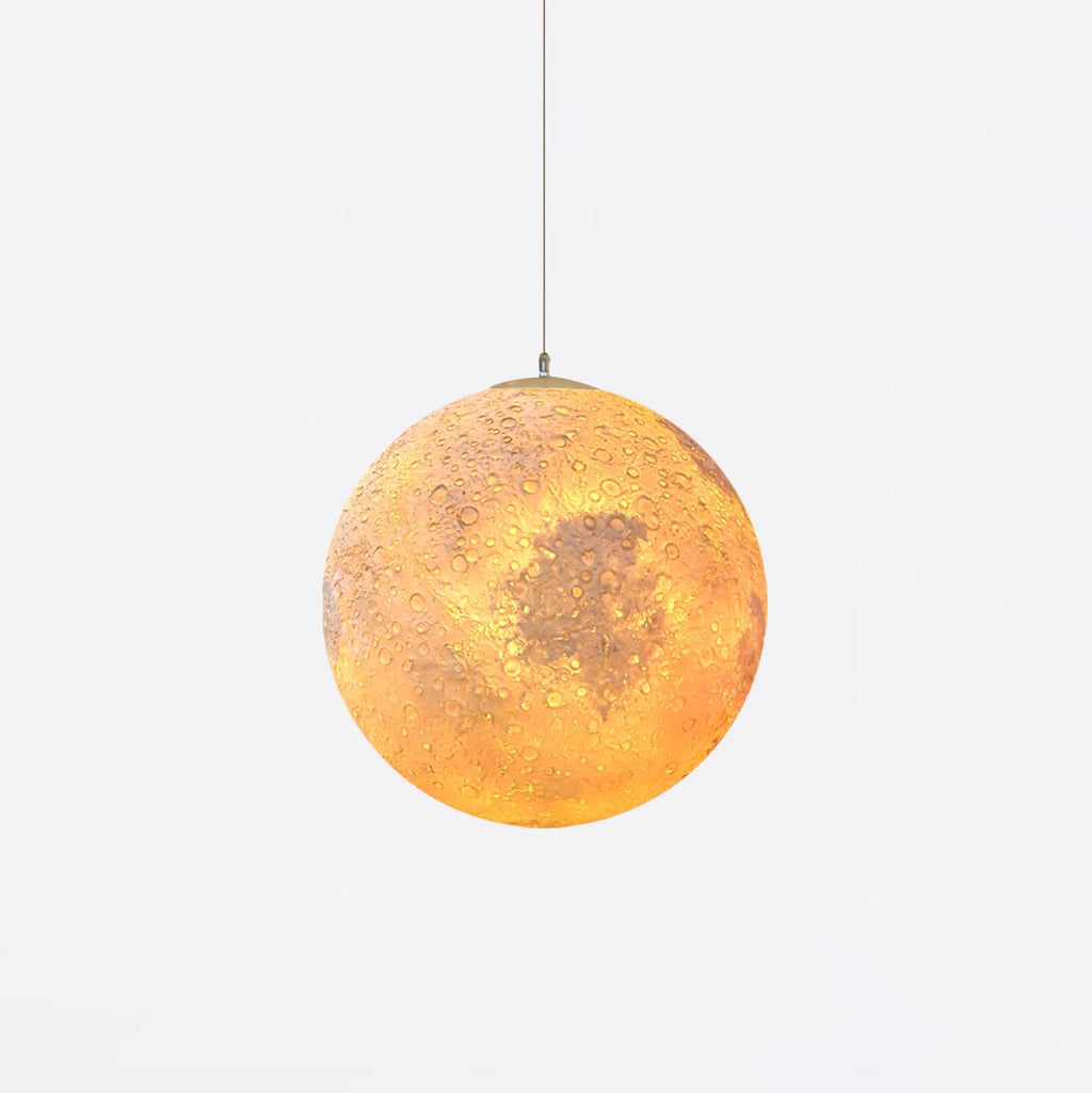 3D Planet Ball Pendant Lamp ∅ 11.8″ x H 11.8″ / Dia 30cm x H 30cm / White / Model A Pendant light