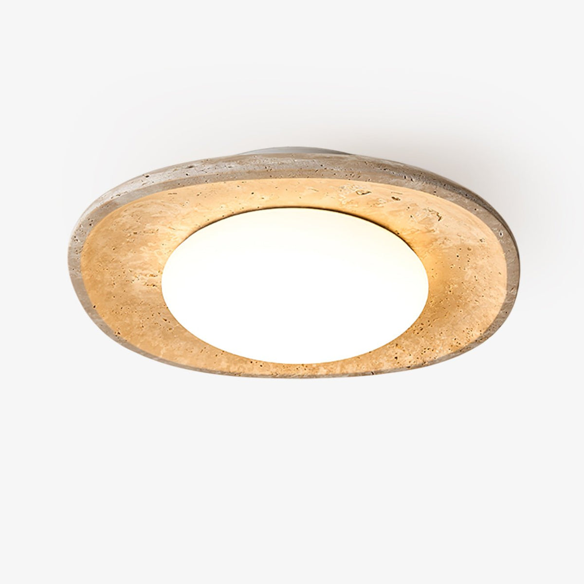 Luma Travertine Ceiling Light