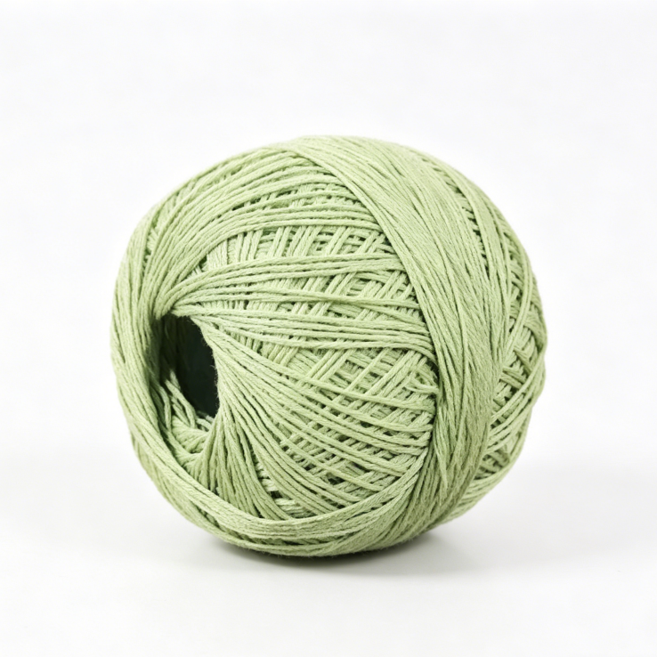 Baumwolle-Leinen Mischgarn – 500g Häkelgarn & Strickgarn – 1,5mm Stärke – Atmungsaktives Naturgarn für Sommermode