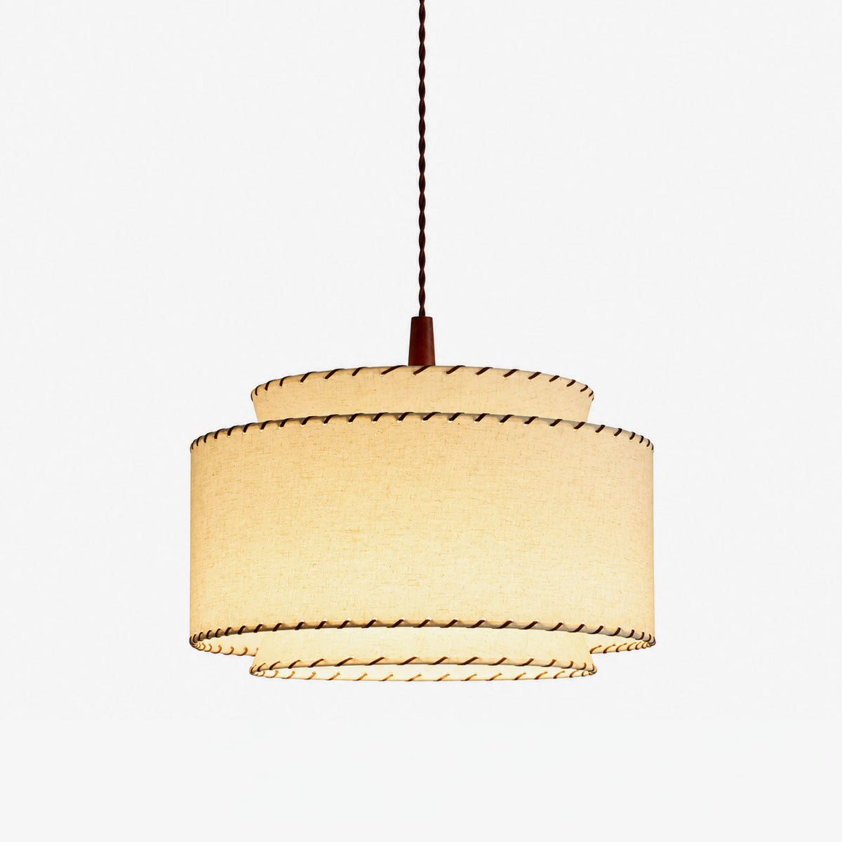 Ourlette Tiered Fabric Pendant Light