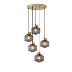 Striped Spinning Top Pendant Light
