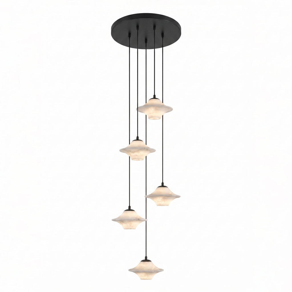Saucer Alabaster Pendant Light