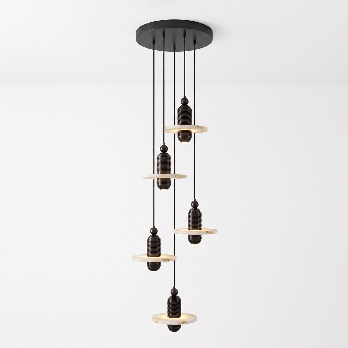 Saturn Alabaster Pendant Light