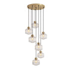 Striped Spinning Top Pendant Light