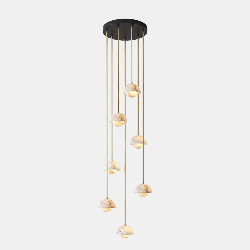 Alabaster Bud Pendant Lamp