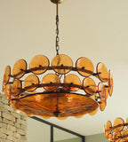 Solaris Disc Murano Chandelier