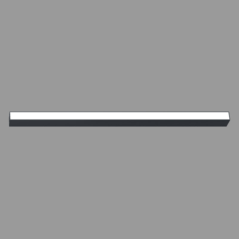 SLD50 Naked Magnetic Lamp L 31.5″ x W 1.3″ x H 2″ / L 80cm x W 3.3cm x H 5.2cm / Black A / Warm Light Ceiling lamp