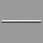 SLD50 Naked Magnetic Lamp L 31.5″ x W 1.3″ x H 2″ / L 80cm x W 3.3cm x H 5.2cm / Black A / Warm Light Ceiling lamp