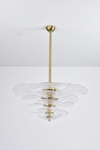 Petals Gold Murano Chandelier
