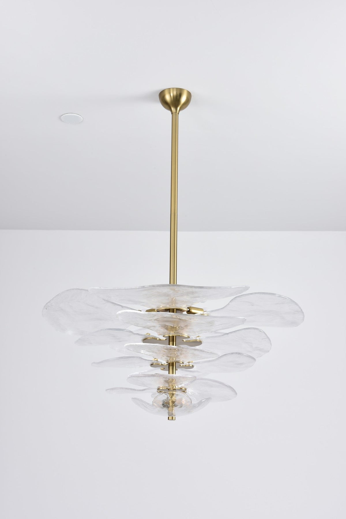 Petals Gold Murano Chandelier