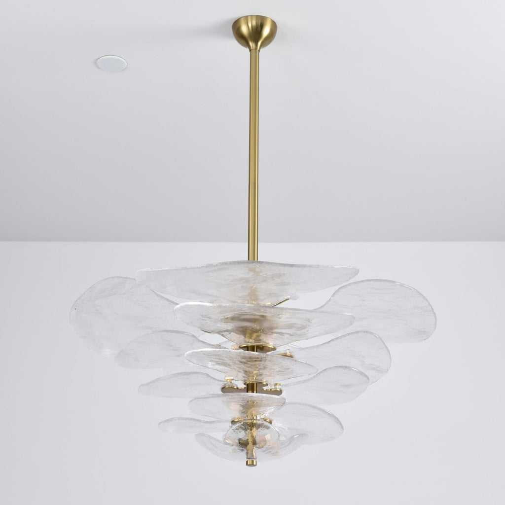 Petals Gold Murano Chandelier