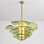Petals Gold Murano Chandelier