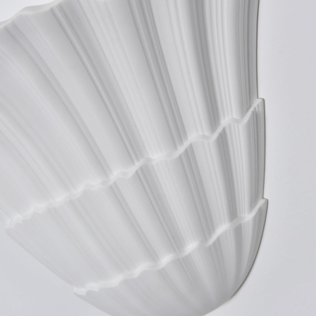 Pleated Shell Wall Light