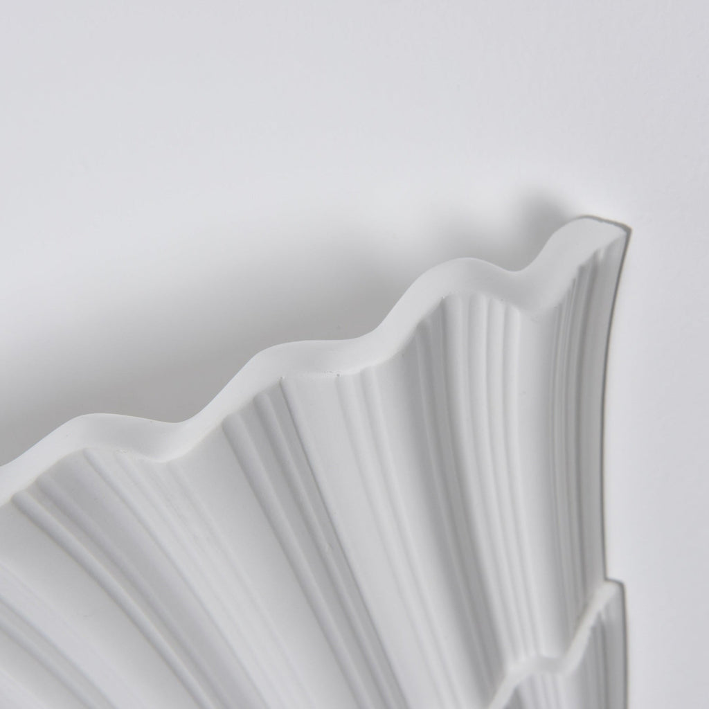Pleated Shell Wall Light