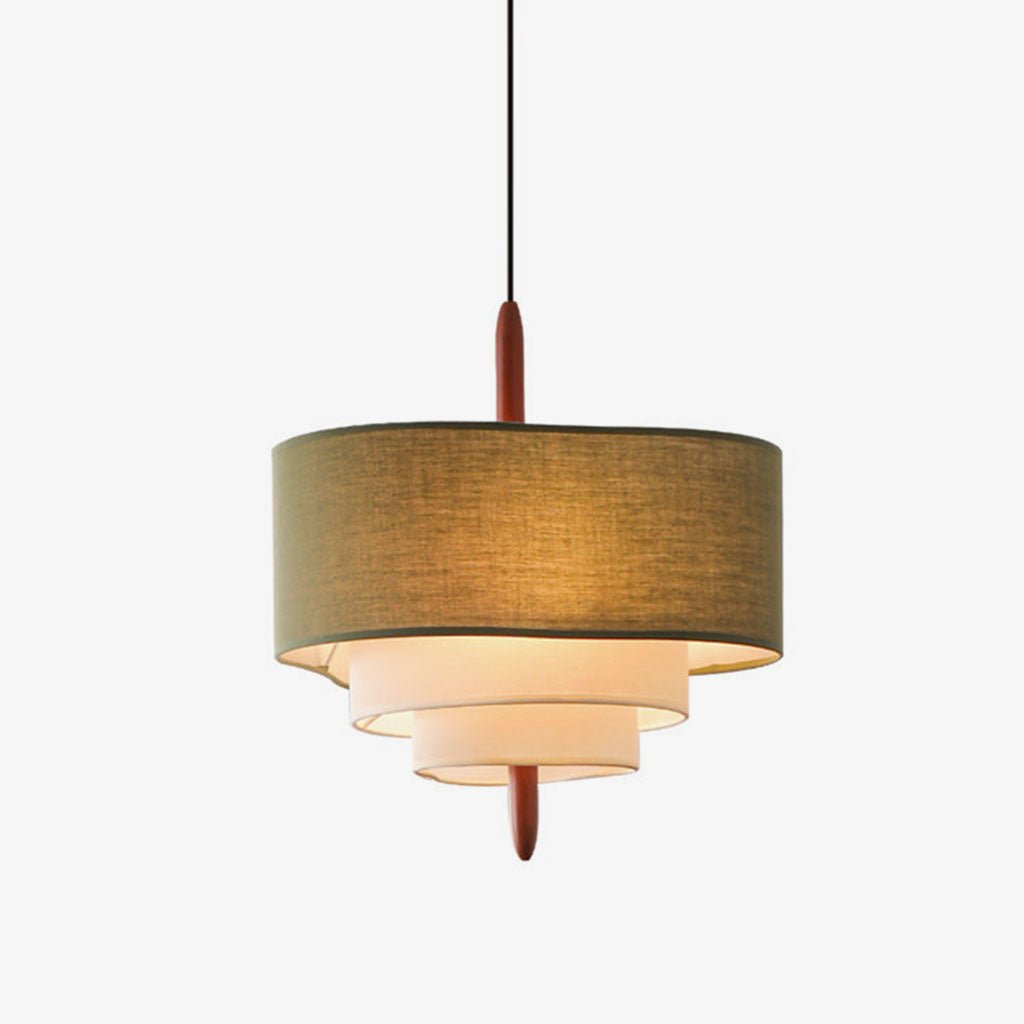Talia Tiered Fabric Pendant Light
