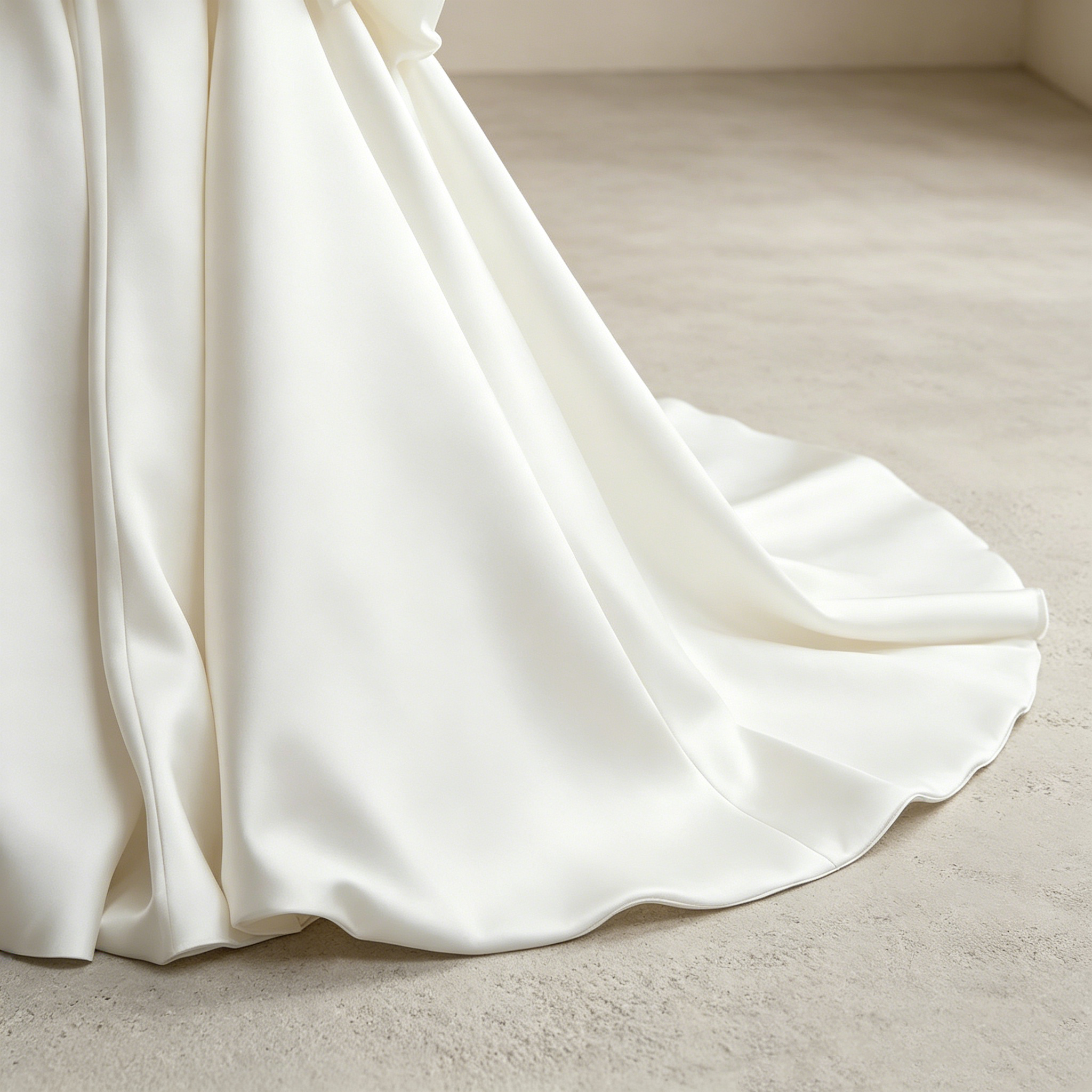 Off-Shoulder Satin Abendkleid Elegant Ballkleid Maxi mit Faltenrock XS-3XL - Auf Lager