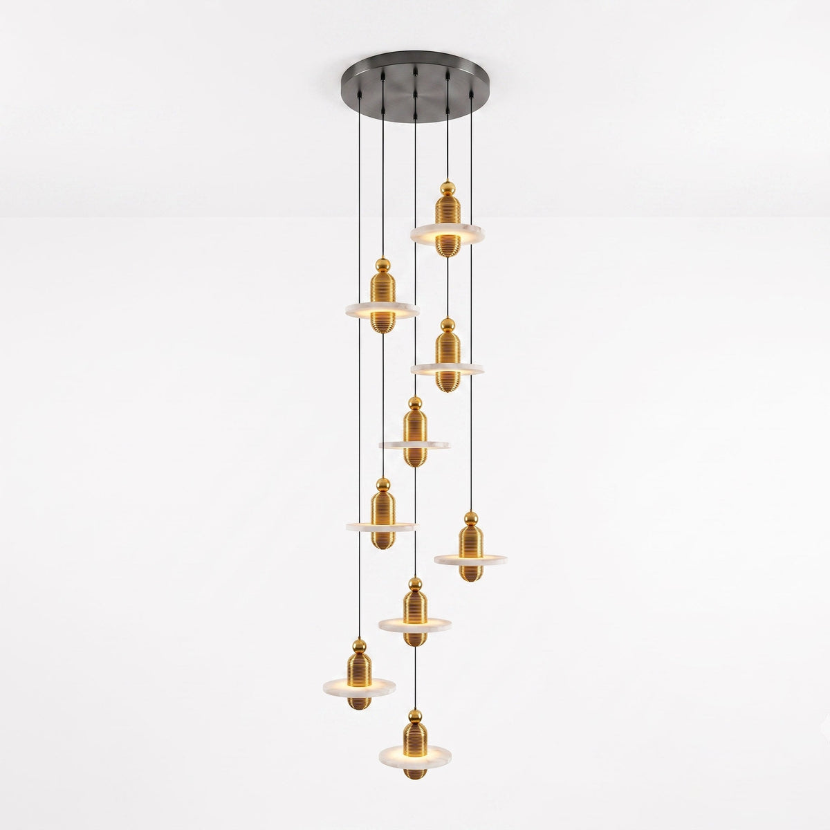 Saturn Alabaster Pendant Light