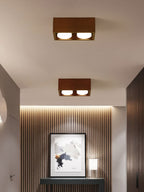 Cobra Wood Ceiling Light