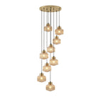 Striped Spinning Top Pendant Light