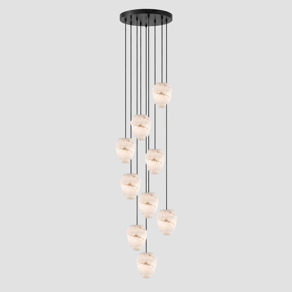 Elvian Alabaster Pendant Light