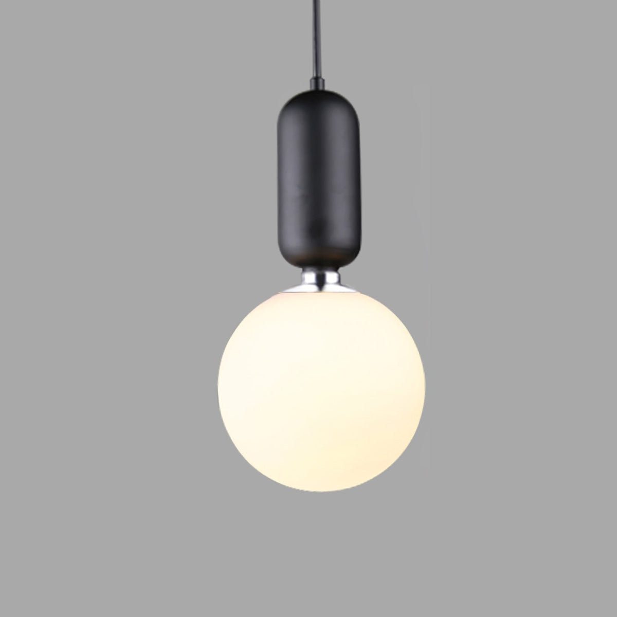 Aballs Pendant Light ∅ 9.8″ x H 16.9″ / Dia 25cm x H 43cm / Black + White Pendant light