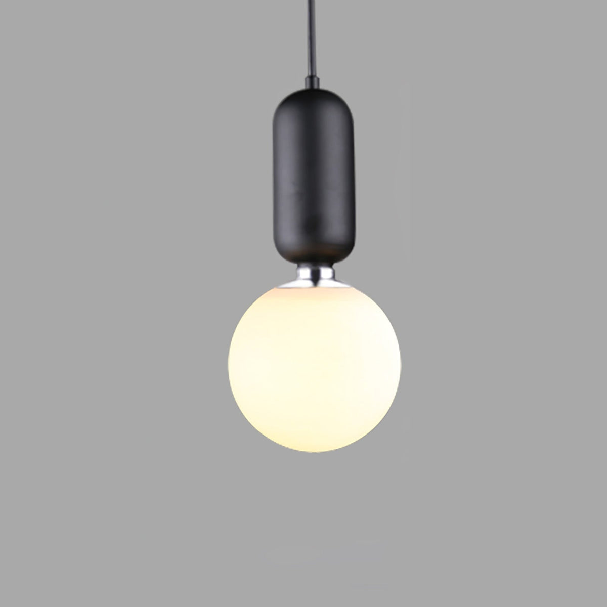 Aballs Pendant Light ∅ 7.9″ x H 15.8″ / Dia 20cm x H 40cm / Black + White Pendant light