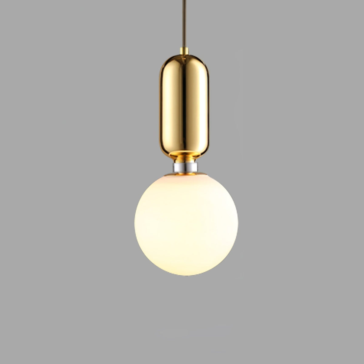 Aballs Pendant Light ∅ 7.9″ x H 15.8″ / Dia 20cm x H 40cm / Copper + White Pendant light