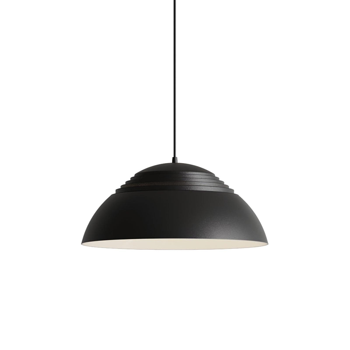 Abat Jour Pendant Lamp ∅ 19.7″ x H 9.1″ / Dia 50cm x H 23cm / Black Pendant light