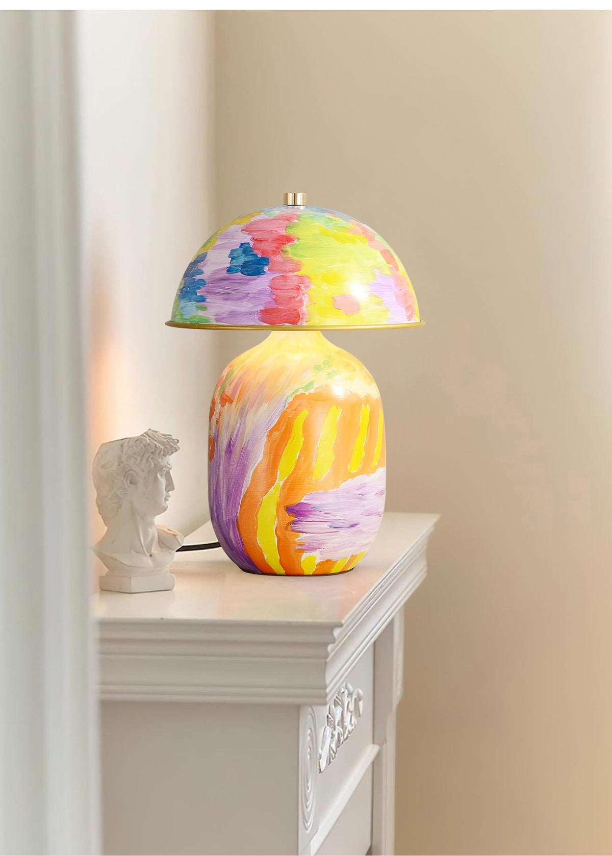 Abstract Mural Table Lamp