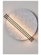 Abstract Sunrise Felt Wall Sconce