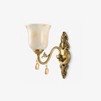Acanthus Alabaster Wall Sconce