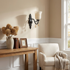 Acanthus Alabaster Wall Sconce