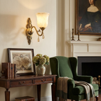 Acanthus Alabaster Wall Sconce