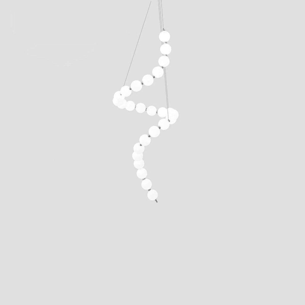 Acrylic Pearl Necklace Chandelier