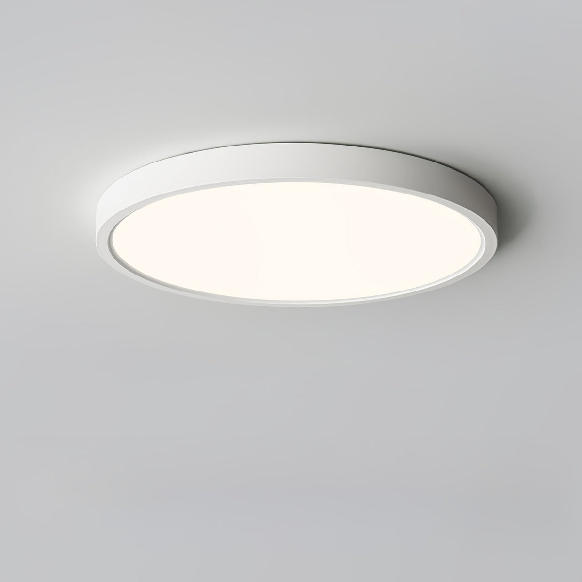 Acrylic Thinnest Round Ceiling Light ∅ 15.7″ x H 0.98″ / Dia 40cm x H 2.5cm / White / Warm Light 1001 Ceiling lamp