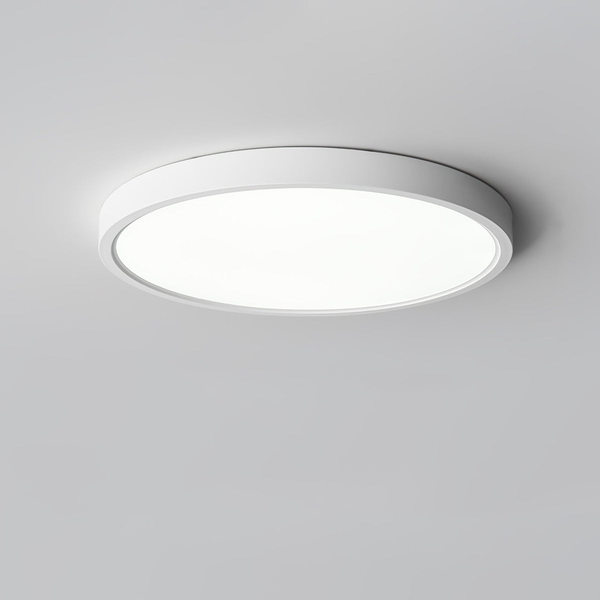 Acrylic Thinnest Round Ceiling Light ∅ 15.7″ x H 0.98″ / Dia 40cm x H 2.5cm / White / Cool Light 1001 Ceiling lamp