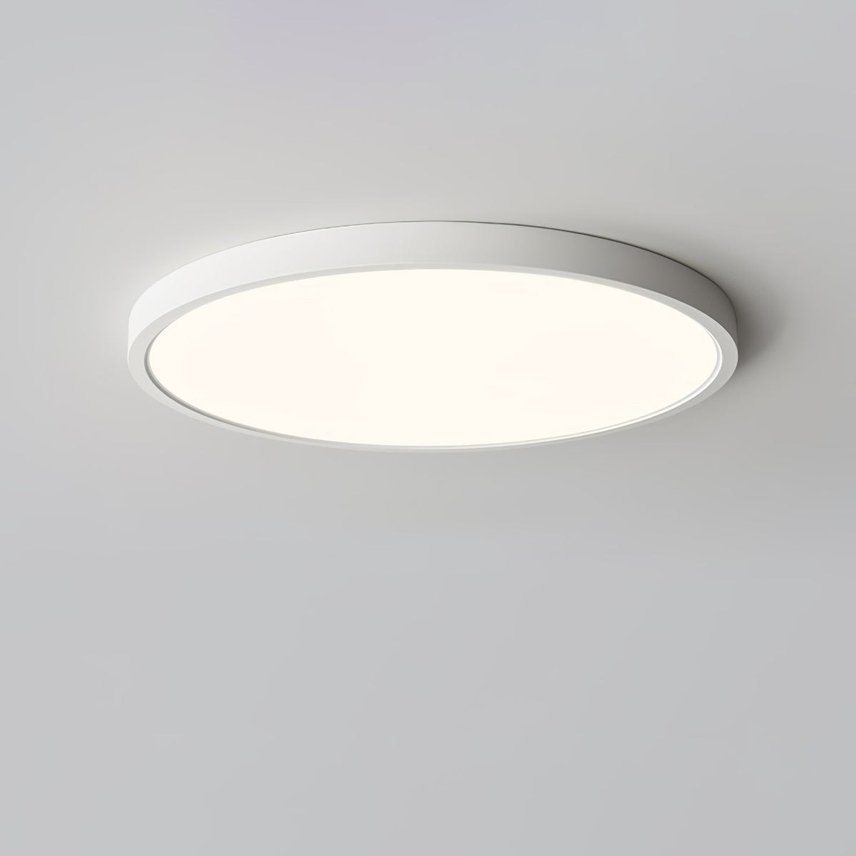 Acrylic Thinnest Round Ceiling Light ∅ 23.6″ x H 0.98″ / Dia 60cm x H 2.5cm / White / Warm Light 1001 Ceiling lamp