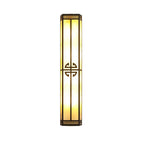 After Hours Outdoor Wall Light L 7.9″ x W 4.7″ x H 47.2″ / L 20cm x W 12cm x H 120cm / Black & White / Warm Light Wall