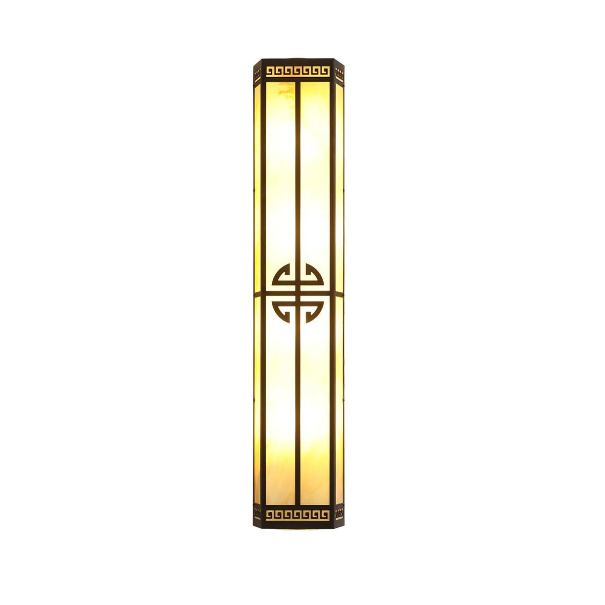After Hours Outdoor Wall Light L 7.9″ x W 4.7″ x H 47.2″ / L 20cm x W 12cm x H 120cm / Black & White / Warm Light Wall