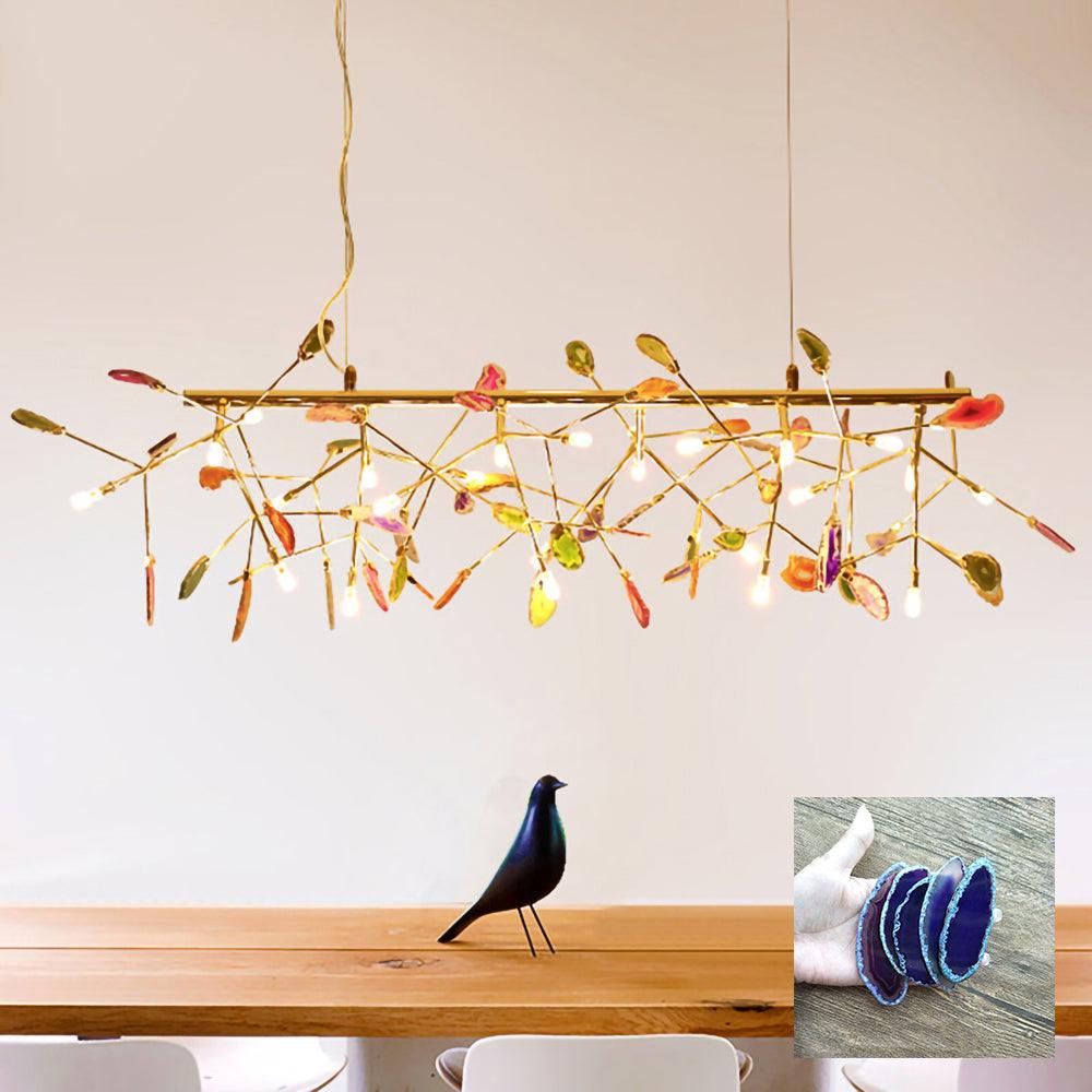 Agate Flake Chandelier