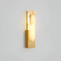 Agatha Alabaster Wall Lamp ? 3.9″ x H 19.7″ / Dia 10cm x H 50cm / Copper & Warm Light / Single Wall lamp