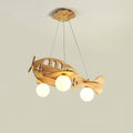Airplane Pendant Lamp ? 18.1″ x H 5.9″/ Dia 46cm x H 15cm / Wood & White Pendant light