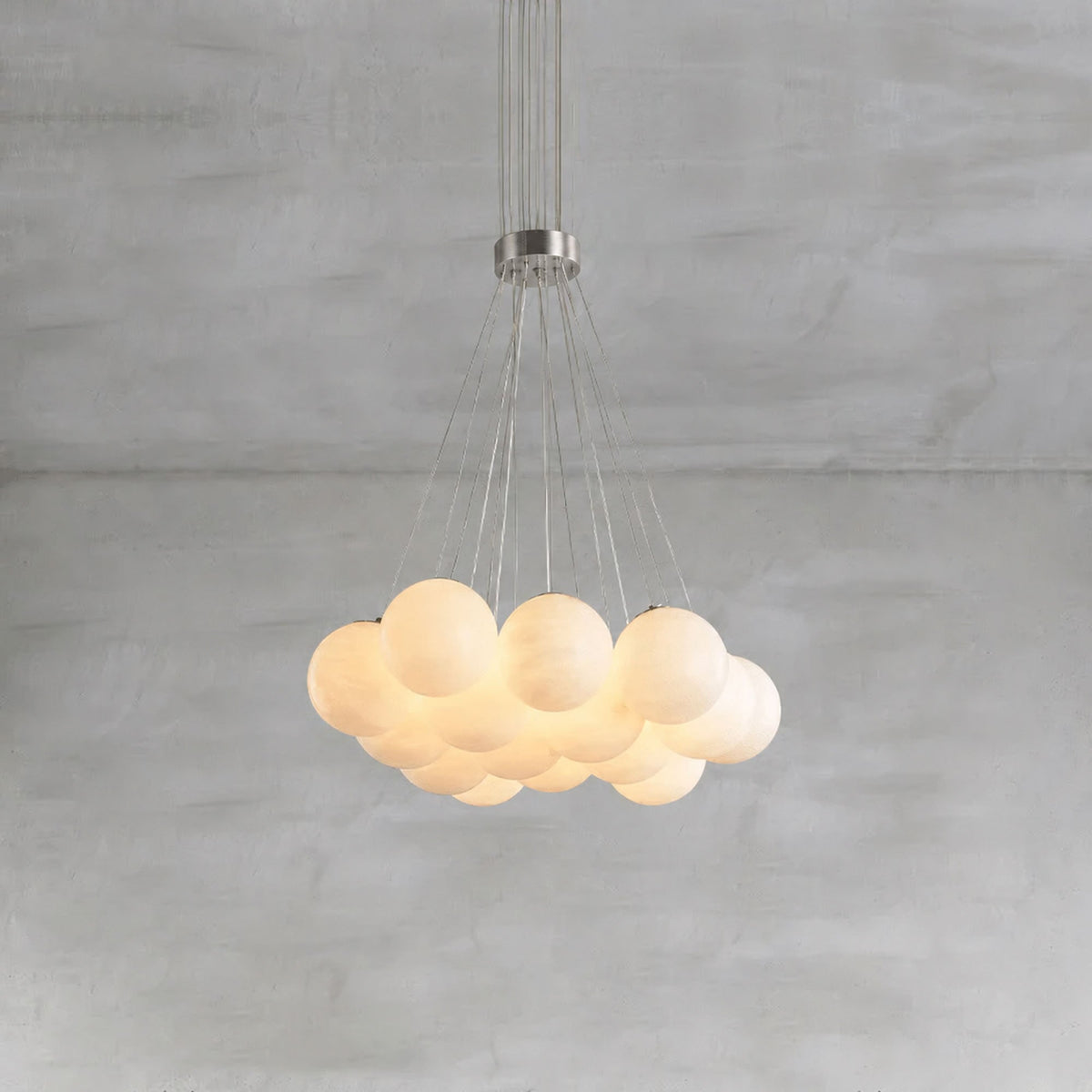 Alabaster Balls Chandelier