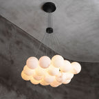 Alabaster Balls Chandelier