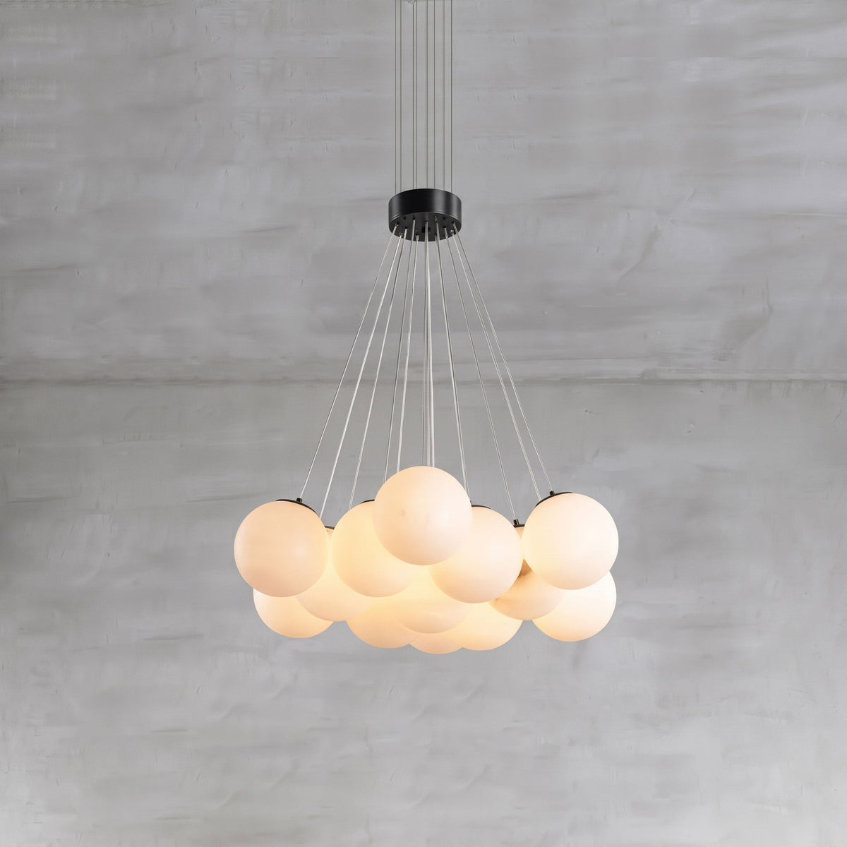 Alabaster Balls Chandelier